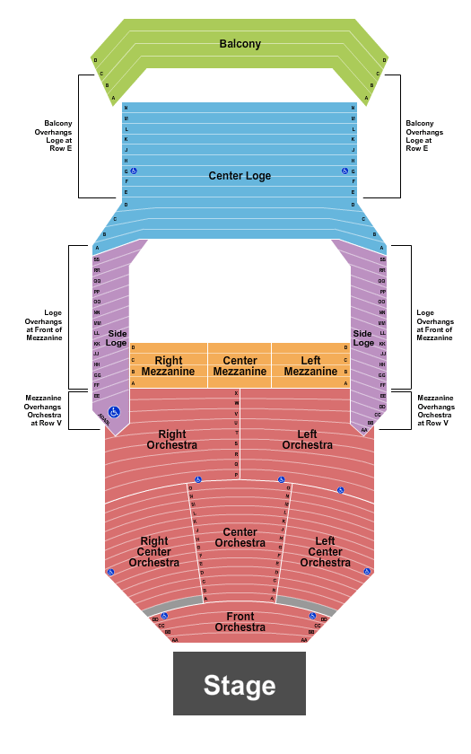 Uihlein Hall Buena Vista Social Club Seating Chart